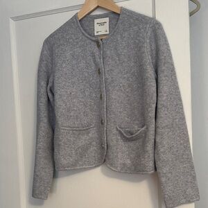 Abercrombie & Fitch Purple Heather Women's Blazer